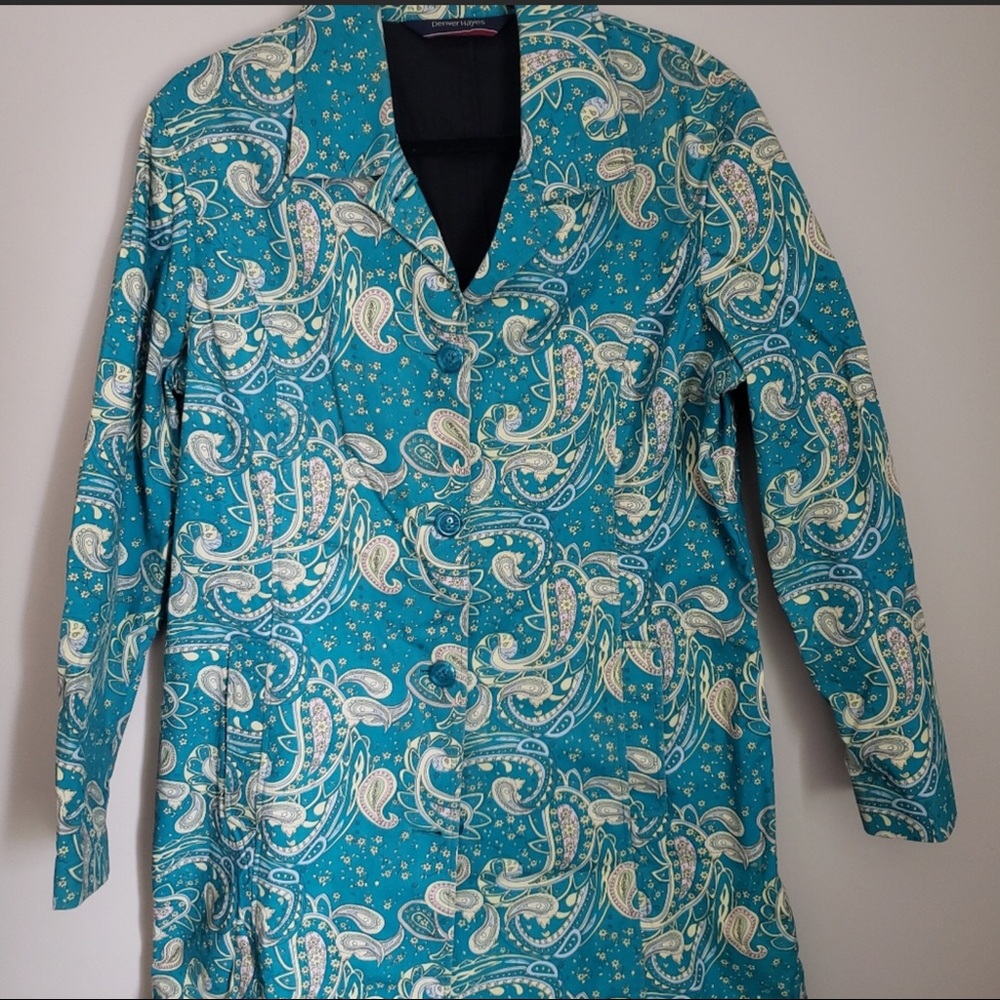 Paisley rain coat